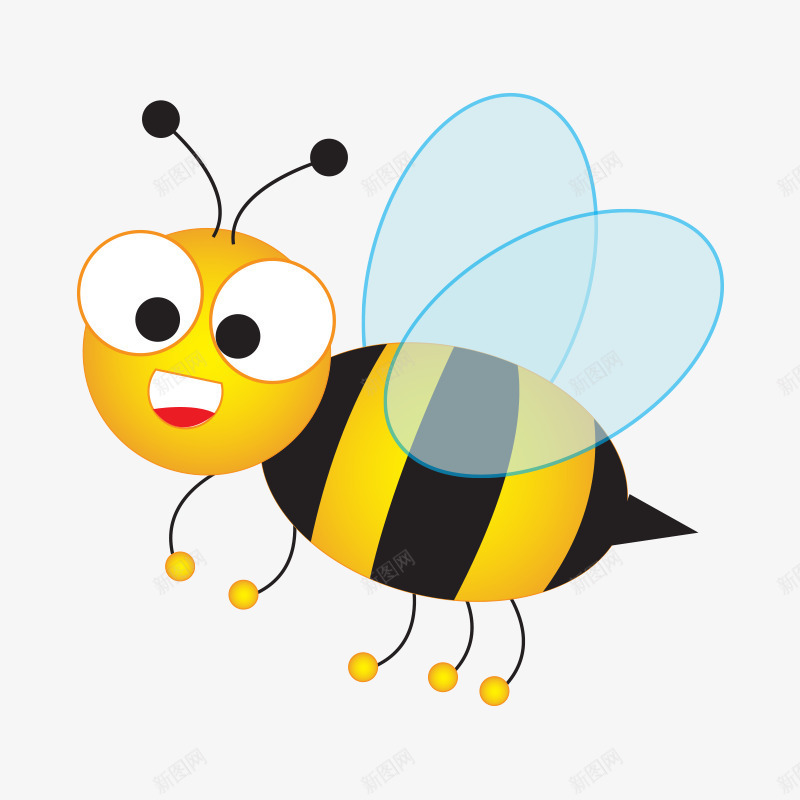 蜜蜂卡通png免抠素材_88icon https://88icon.com 卡通 可爱 昆虫 生态 绿色 翅膀 自然 蜂类 蜂蜜 蜜蜂 采蜜