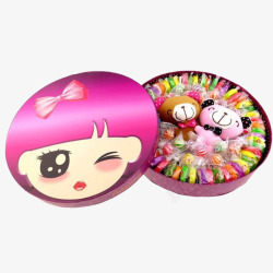 可爱包装糖果素材