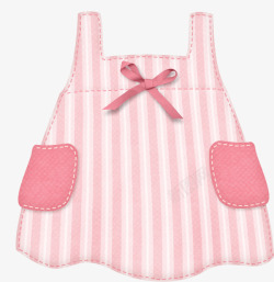粉色可爱宝宝肚兜衣服素材