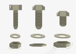 矢量螺丝片螺丝垫片高清图片