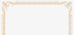 金色门框素材