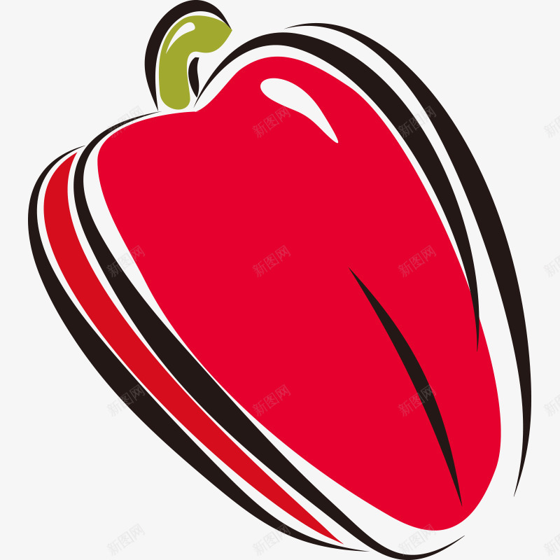 手绘简笔画蔬果蔬菜果蔬卡通png免抠素材_88icon https://88icon.com 卡通 手绘 果蔬 简笔画 蔬果 蔬菜 辣椒