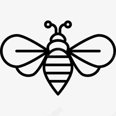 采花的蜜蜂蜜蜂图标图标