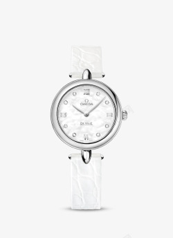 欧米茄女表白色腕表手表素材