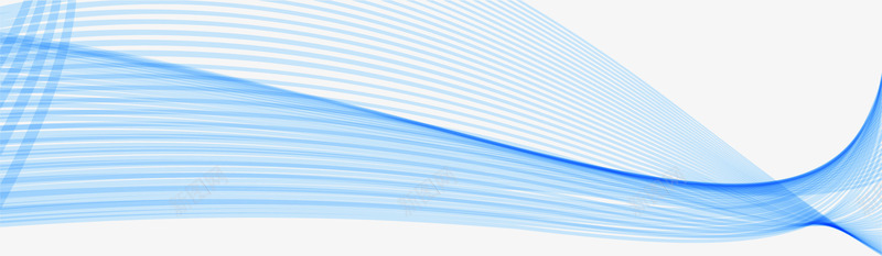 蓝色飘逸曲线png免抠素材_88icon https://88icon.com 弧度线 柔和曲线 柔和线条 波浪线 线条 装饰曲线 飘逸曲线