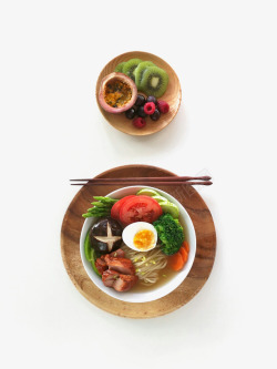 蔬菜汤面素材