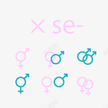 男性性别符号图标图标