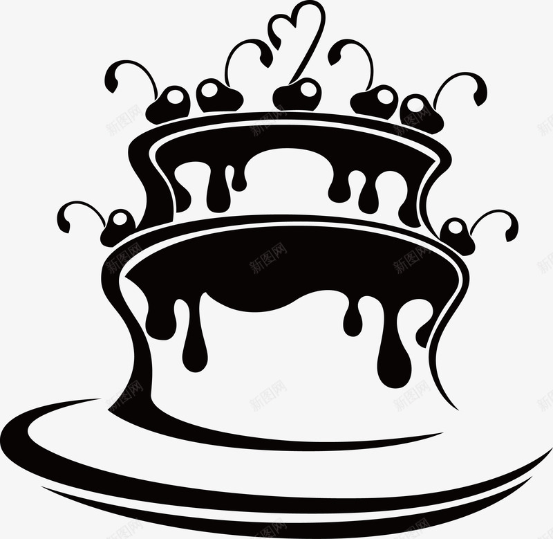 巧克力樱桃蛋糕png免抠素材_88icon https://88icon.com EPS 卡通 手绘 樱桃 甜品 甜点 简笔画 蛋糕 蛋糕简笔画 食物