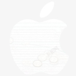 缺口的苹果渐变的苹果图标高清图片