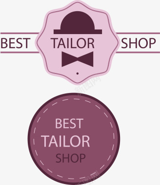 应用程序商店的标志裁缝徽标和徽章矢量图图标图标