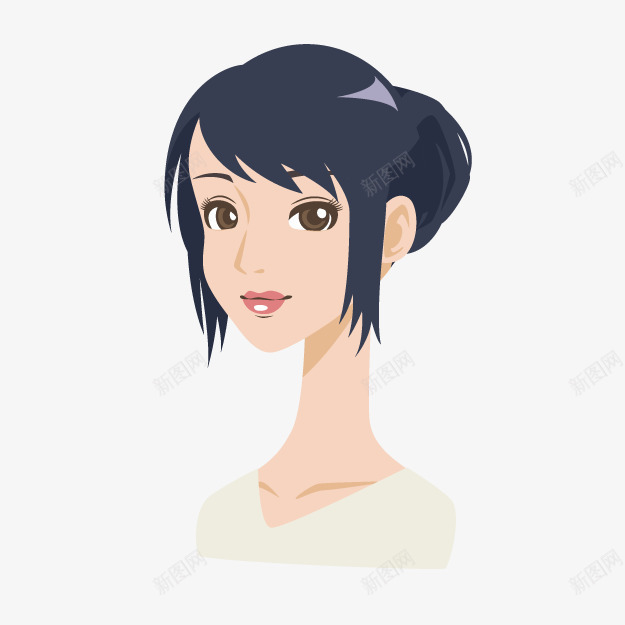 可爱女孩png免抠素材_88icon https://88icon.com 动漫 卡通女孩 卡通女性 发型展示 发型模特 可爱女孩 女孩 女性 女性发型 女性模特 手绘女孩