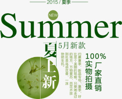 5月新款夏季上新素材