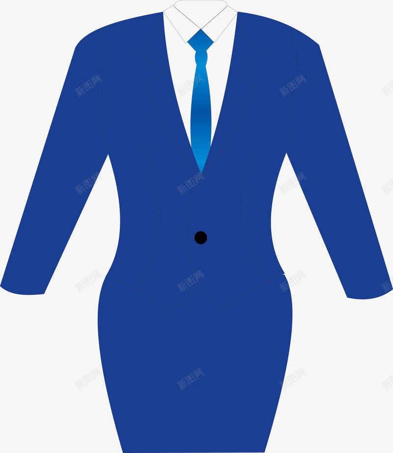 女性蓝色套装图png免抠素材_88icon https://88icon.com 上衣 套装 女装 工作服 工服 服装 服装矢量图 服饰 职业服装 职员服装 衣服