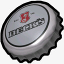 啤酒盖图标图标