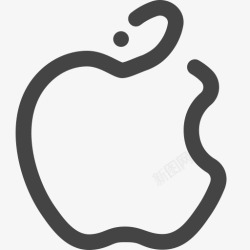 苹果公司的标志应用商店苹果苹果公司iTune图标高清图片