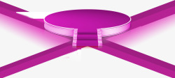 紫色光效舞台素材