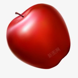 卡通苹果矢量图素材