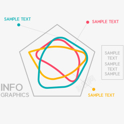 消费者分析彩色曲线信息图表矢量图高清图片