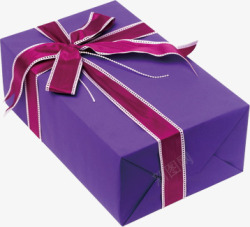 紫色礼品盒海报素材