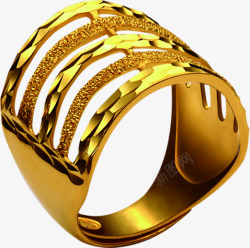 黄金戒指指环饰品素材