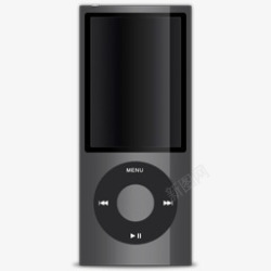 黑色的苹果iPodNano克素材