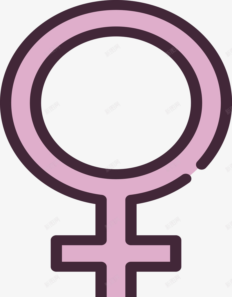 女性生物符号矢量图ai免抠素材_88icon https://88icon.com 女性 标志 生活 生物符号 矢量图