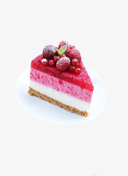 桑椹草莓樱桃蛋糕素材