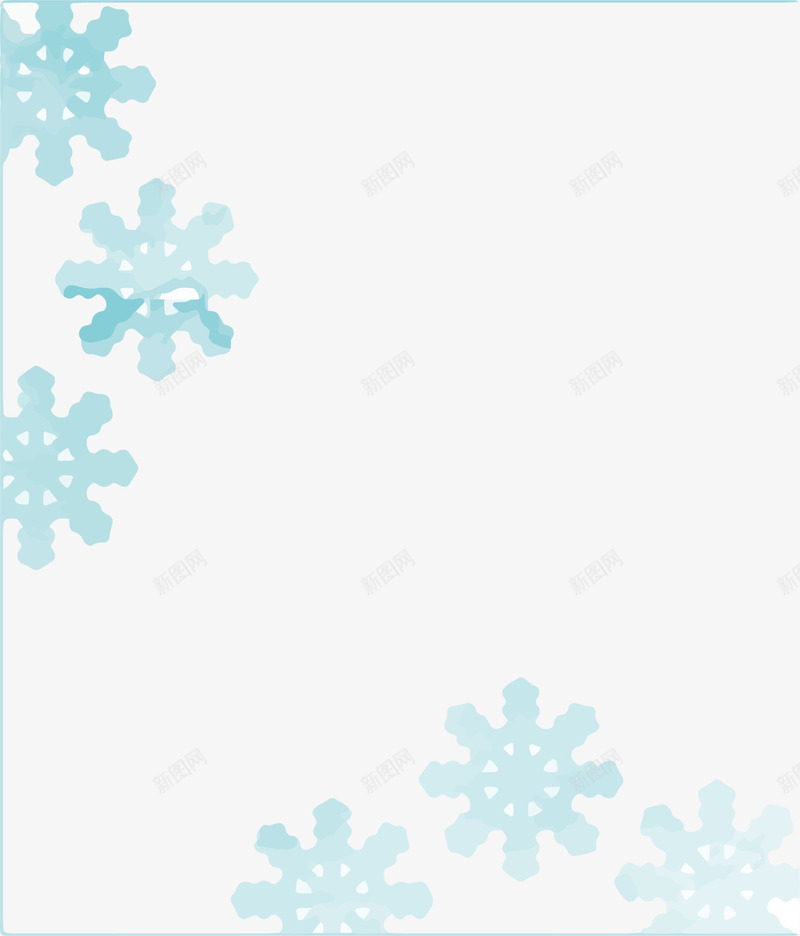 蓝色漂浮雪花png免抠素材_88icon https://88icon.com winter 冬天 冬季 寒冬 蓝色雪花 雪花片 飘雪