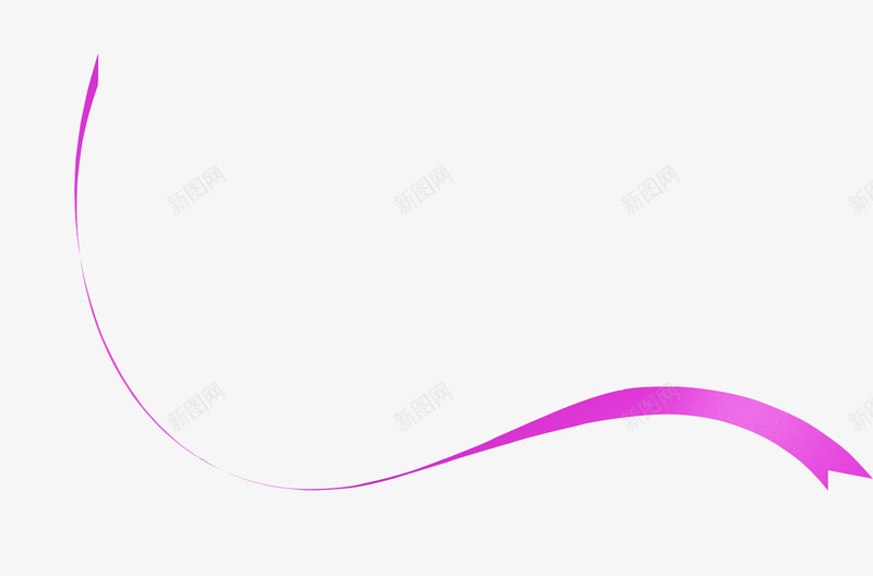 紫色简约绸带曲线装饰图案png免抠素材_88icon https://88icon.com 免抠PNG 曲线 简约 紫色 绸带 装饰图案