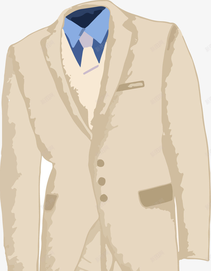 男士礼服矢量图ai免抠素材_88icon https://88icon.com 服装 服饰 男装 矢量服饰 礼服 衣服 衣服褶皱 裙子 褶皱服装 矢量图