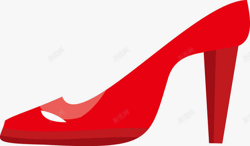 高跟女鞋图案png免抠素材_88icon https://88icon.com 女鞋 红色女性 高更鞋 高跟女鞋