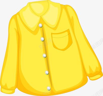 各种服装衣服图标下载黄色卡通衣服图矢量图图标图标