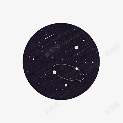 创意星空png免抠素材_88icon https://88icon.com 地球 夜空 星空装饰 流星 艺术星空 行星