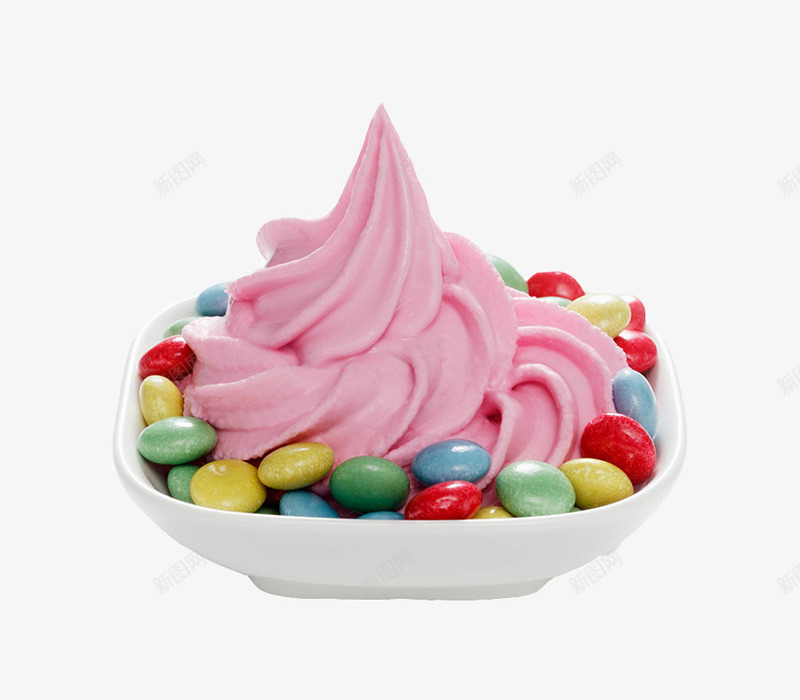 彩虹糖冰淇淋png免抠素材_88icon https://88icon.com SKITTLES 卡通糖果 彩色糖果 彩虹糖冰淇淋 手绘糖果 甜品 草莓冰淇淋