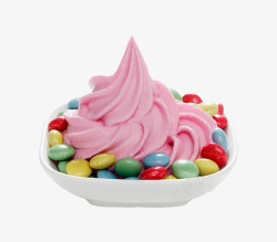 彩虹糖冰淇淋素材