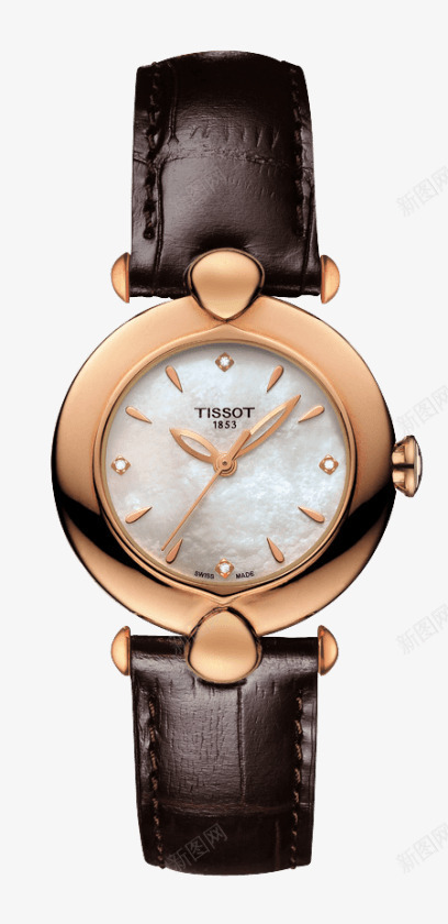 天梭手表金咖色女表腕表png免抠素材_88icon https://88icon.com TISSOT 产品实物 天梭 女士手表 女表 手表 机械女表 腕表