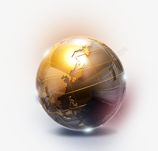 环球金融理财投资png免抠素材_88icon https://88icon.com 地球仪 网页 金色地球