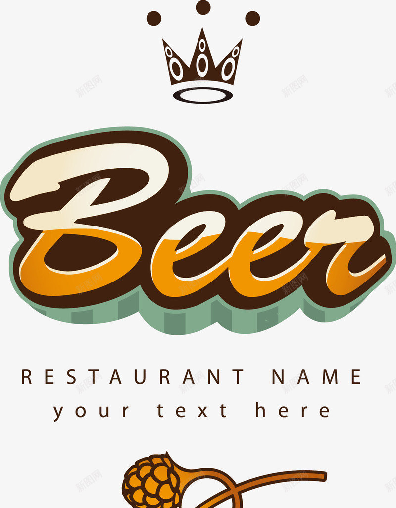 精美beer啤酒标签矢量图ai免抠素材_88icon https://88icon.com beer 啤酒 标签 皇冠 精美 矢量图