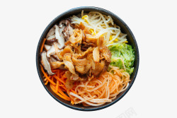 韩国黑板韩国凉拌饭高清图片