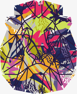 彩色涂鸦矢量图素材