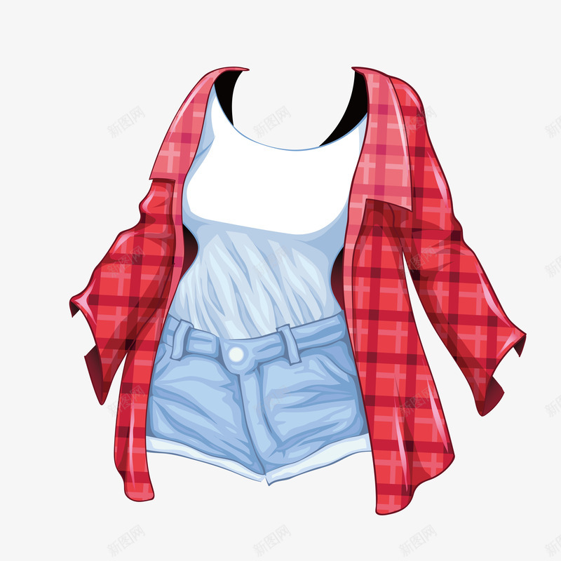 卡通衣服服装矢量图eps免抠素材_88icon https://88icon.com 卡通 图案 女性 女装 小清新 彩色 服装 衣服 装饰 矢量图