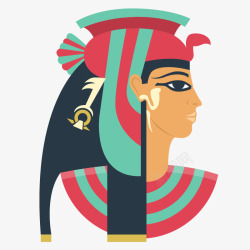 埃及人物女性侧面素材