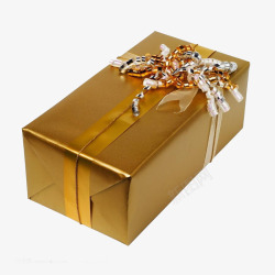 金色礼品包装盒盒型素材