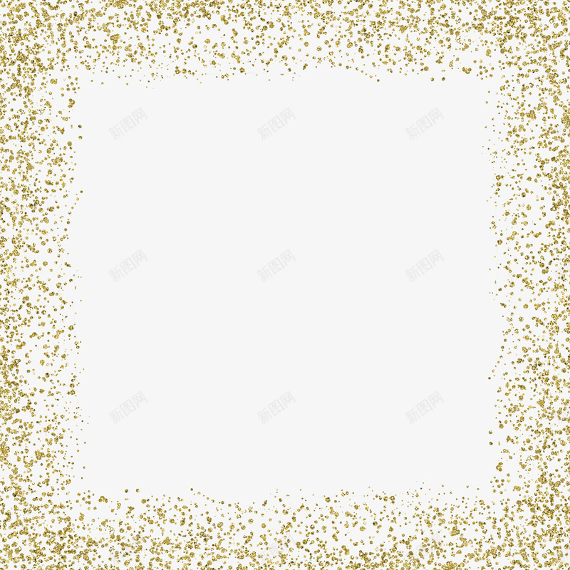 黄金色边框png免抠素材_88icon https://88icon.com 边框 边框元素 金片边框 金色 黄金色边框 黄金边框