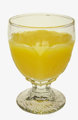 杯子黄色橙汁酒吧啤酒杯素材