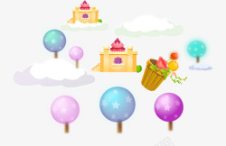 糖果色球球素材