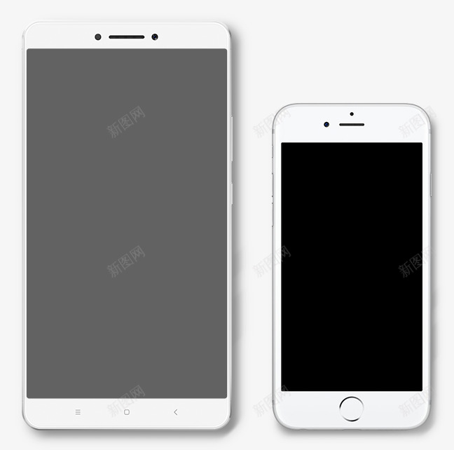摄影小米手机和苹果手机png免抠素材_88icon https://88icon.com 小米 手机 摄影 苹果