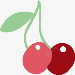 红色樱桃水果素材