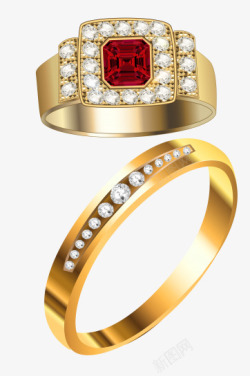 红宝石戒指素材