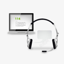 智能耳机白色现代数码产品高清图片